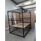 Jail bed 160x200 with cage and canopy