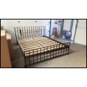 Jail bed 200x200 with low front with blind