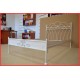 Aleksandra 160x200 with low footboard with blind