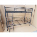 Metal bunk bed 80x200 with metal net, screwed ladder